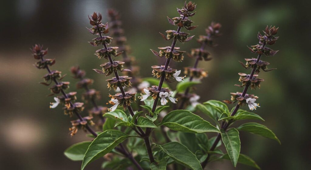 basil plant care after flower buds