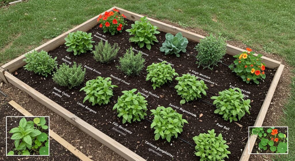 what to plant next to basil
