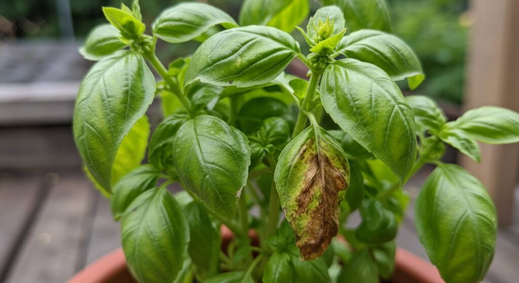 what's wrong with my basil
