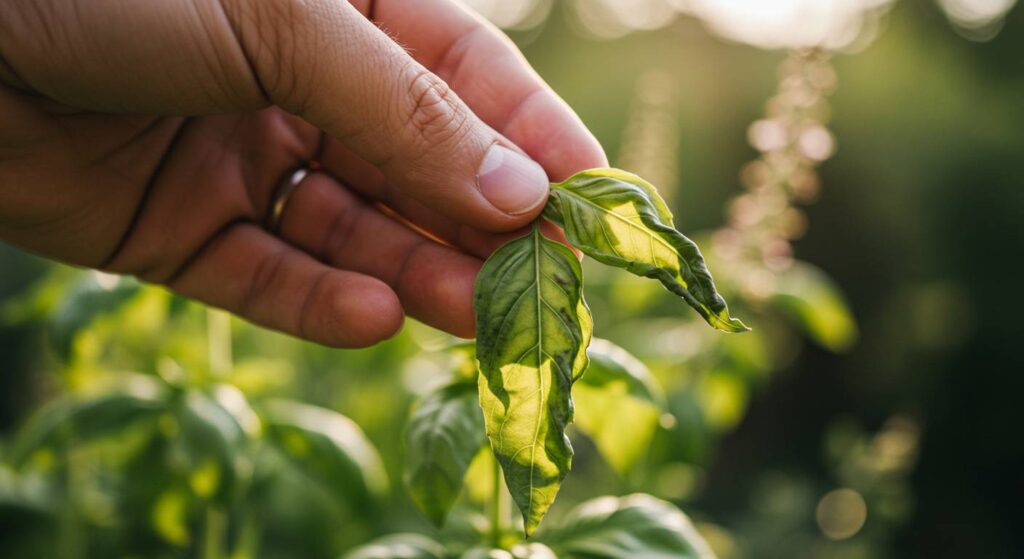 why is my basil plant wilting